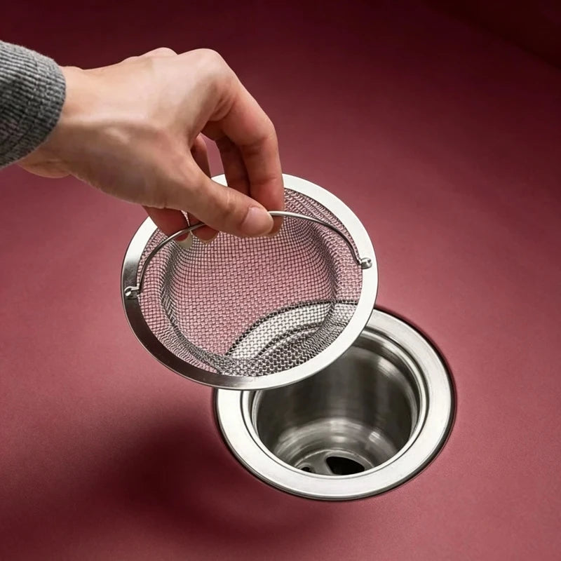 Stainless Steel Kitchen Sink Filter Garbage Food Residue/Hair Catcher Keep Your Bathtub for Kitchen Bathroom Accessories