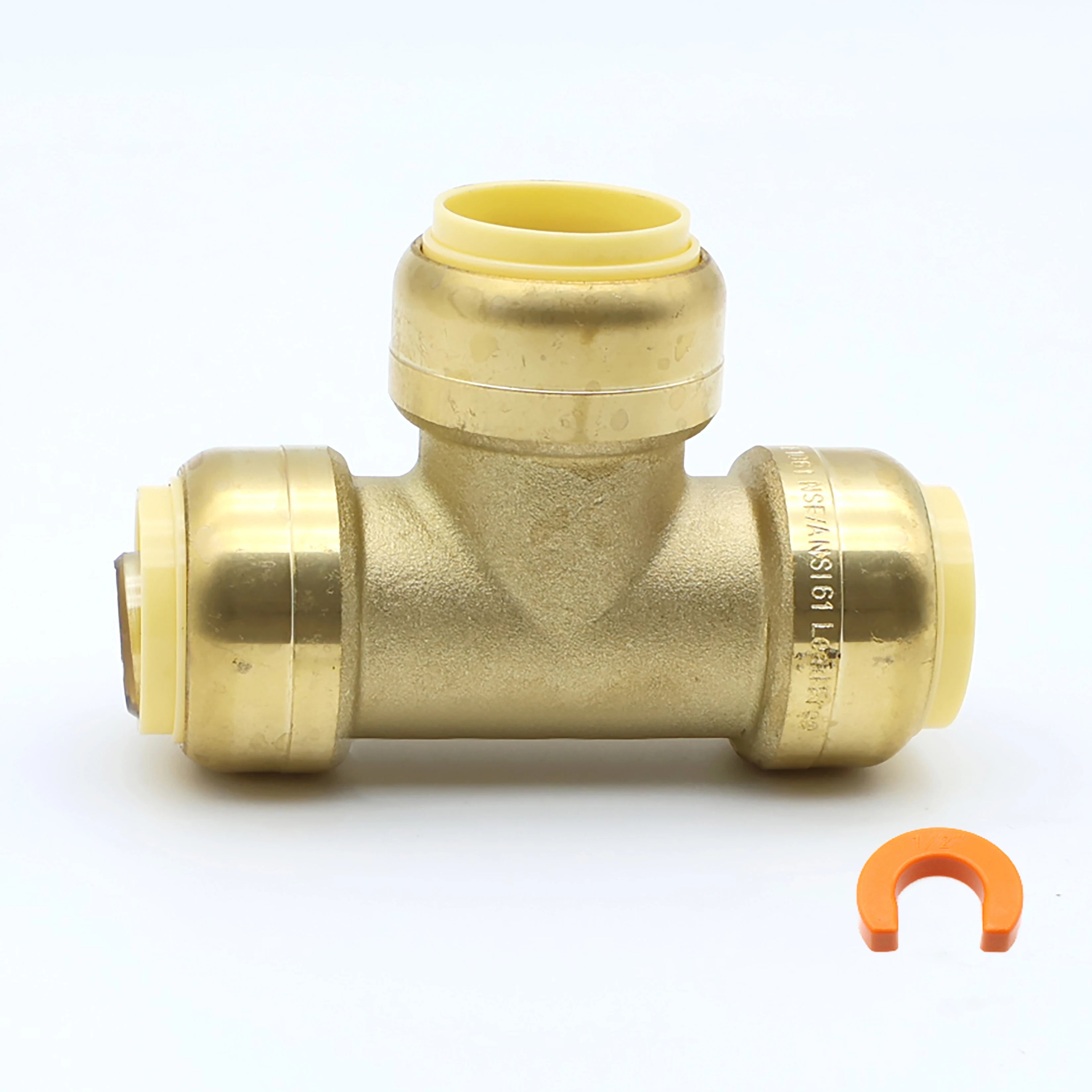 KING SMART 1/2" Push Fit * 1/2" Push Fit * 1/2" Push Fit Fitting TEE; 10Pcs/Case; 80509