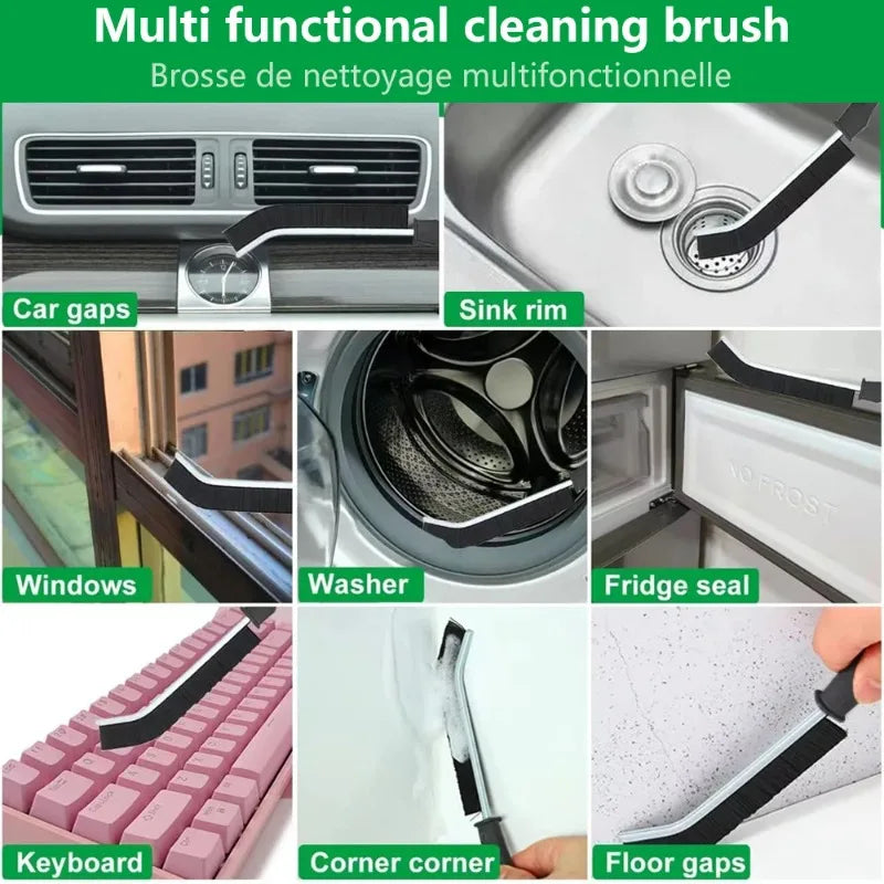 Hard Bristle Crevice Cleaning Brush for Fine Seam Corners Groove Window Cleaning Tools Kitchen Bathroom Home Tiles Joints Brush
