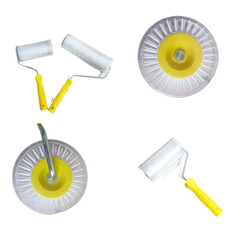 Latex Screed 6/9 Ich Spiked Roller Self Leveling Spiked Roller for Epoxy Floor, Thread in Handle, Bubble Remove Hand Tool