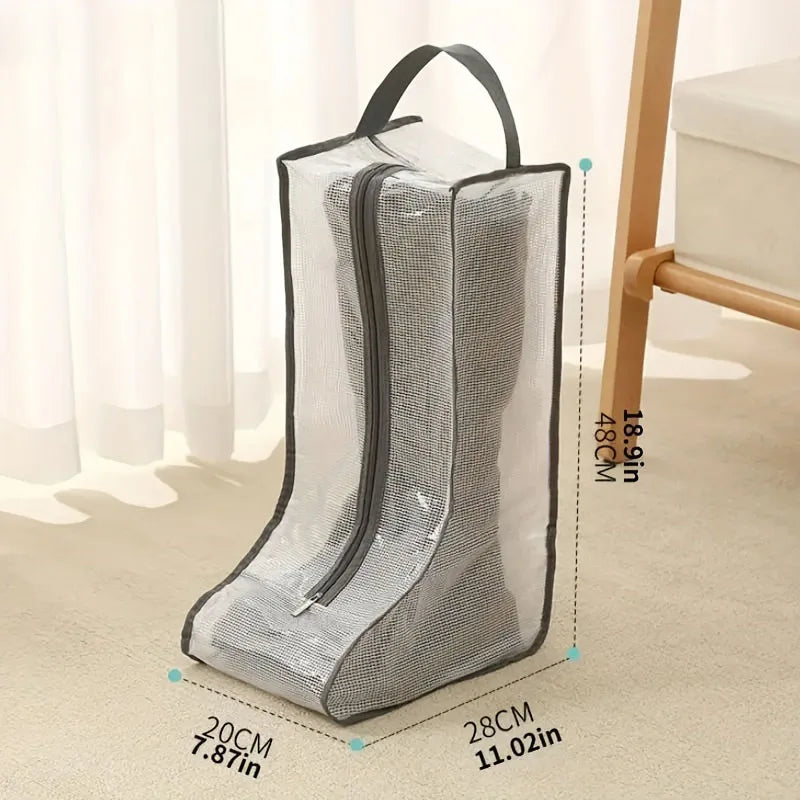 Boot Storage Bag Portable Shoes Organizer Waterproof Dustproof Protection Holder Bag for Household Travel Supplies