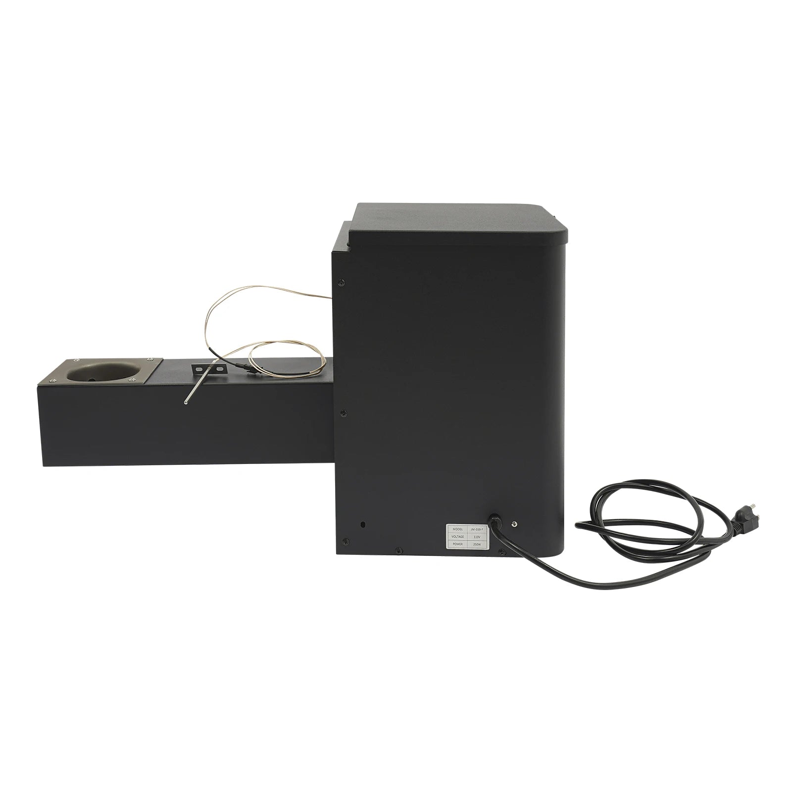 Pellet Smoker Hopper Assembly Kit, Precision Temperature Control 180-450℉ Dual-Functional Wind Mechanism for Yard Garden Camping