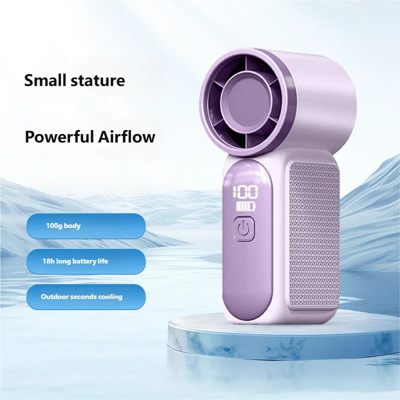 X688 High-Speed Handheld Fan Portable Pocket-Sized USB Charging Outdoor Small Fan for On-the-Go Cooling