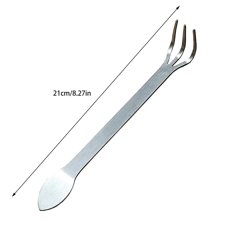 Stainless Steel Root Rake Hand-held Bonsai Potted Anti-rust Rake Loosen The Soil Bonsai with Rotating Soil Gardening Tools