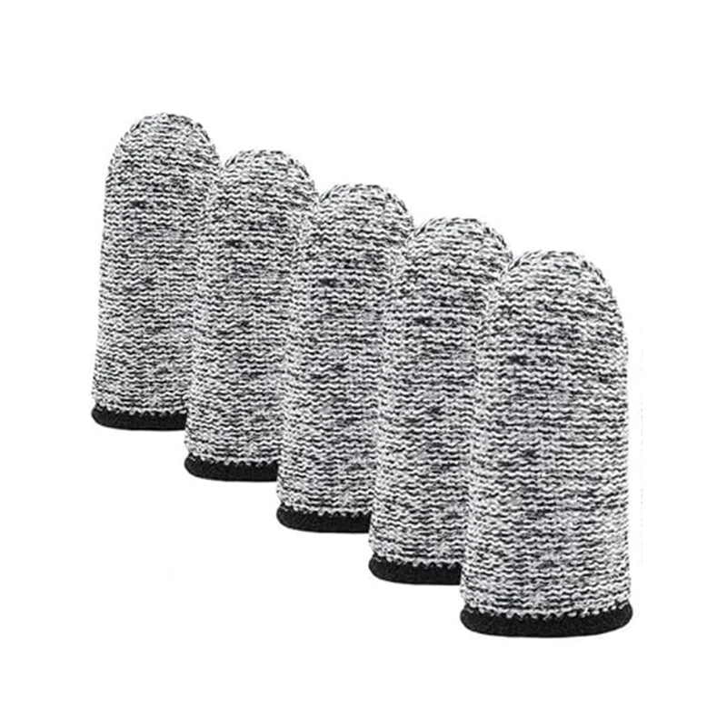Level 5 Anti-Cut Finger Cover High-Strength Safety Flexible Anti Cut Fingertip Gloves Kitchen Tool Reusable and Durable