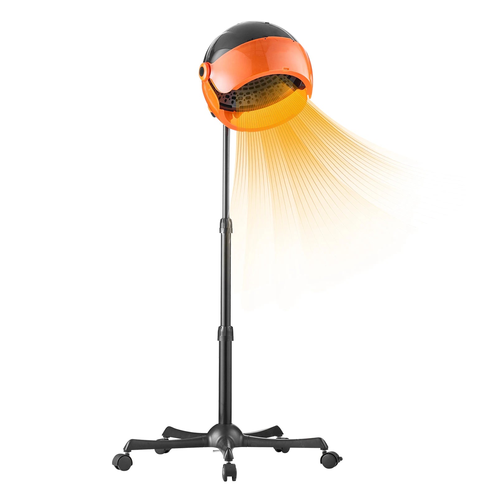 SucceBuy Ionic Hood Dryer 1875W Bonnet Hair Dryer Timer 3 Temperature Levels&Adjustable Speed Mobile Floor Stand with Wheels