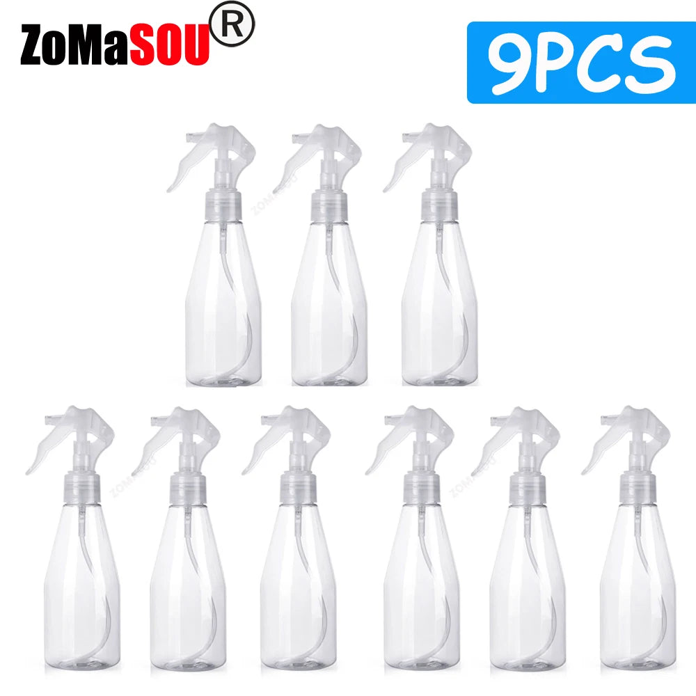 200ml 1-9Pcs Top Hand Trigger Spray Bottle Plastic Cleaning Water Sprayer Perfume Atomizer Empty Bottle Kitchen Gardening Tools