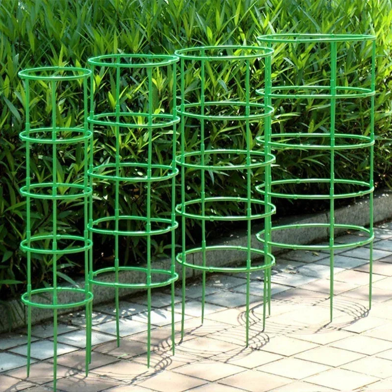 Plant Support Pile Half Round Climbing Vines Stake Bonsai Fixing Rod Garden Plant Stake Holder Flower Ring Support Rack