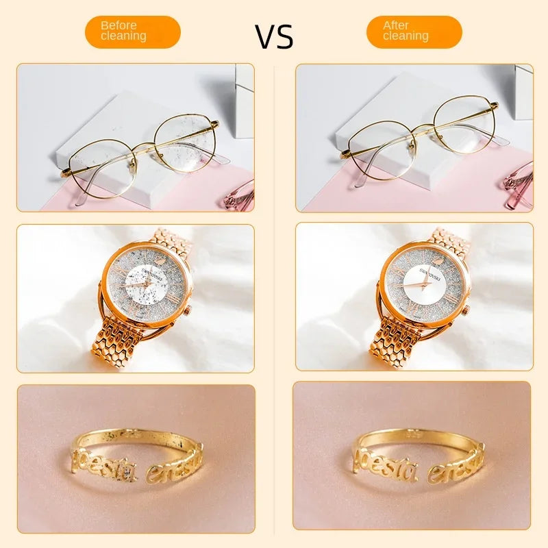Multi-functional Ultrasonic 360° Cleaning Machine,three Speed Timing,frequency Switching,for Jewelry,braces,glasses,makeup,brush