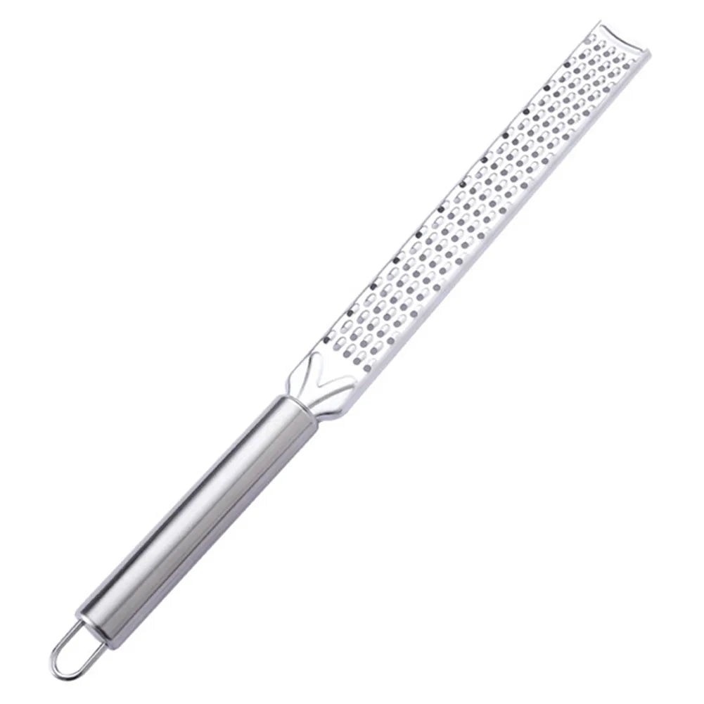 20cm Kitchen Grater Lemon Citrus Fruit Peeler Ginger Garlic Long Chocolate Grater Cheese Spices Stainless Steel Grater Kitchen
