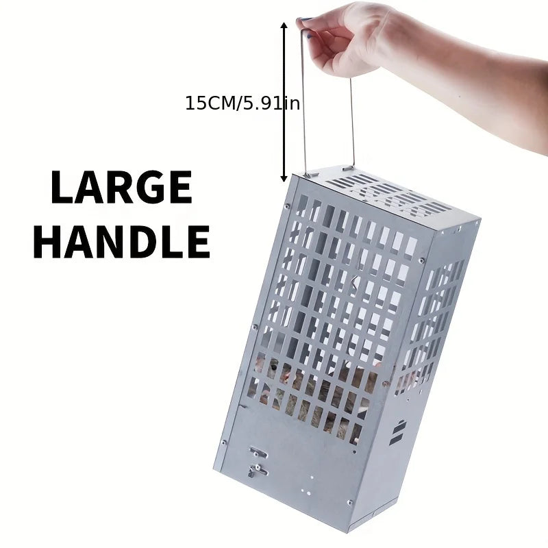 Multi-Catch Rodent Mouse Trap Rat Trap Cage-Pest Control -All Mice and Rat Can Fit In