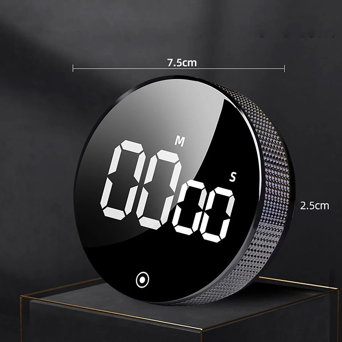 DINRGO Magnetic Kitchen Timer Digital Timer Manual Countdown Rotary Timer Mechanical Cooking Timer Cooking Shower Stopwatch