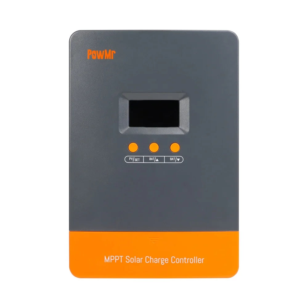 PowMr MPPT 80A/100A Charger Controller 12V 24V 36V 48V Battery Voltage Auto Up to 12 Units in Parallel for 160V Solar Panel US