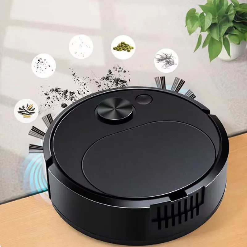 NEW USB Sweeping Robot Vacuum Cleaner Mopping 3 In 1 Smart Wireless 1500Pa Dragging Cleaning Sweep Floor for Home Office