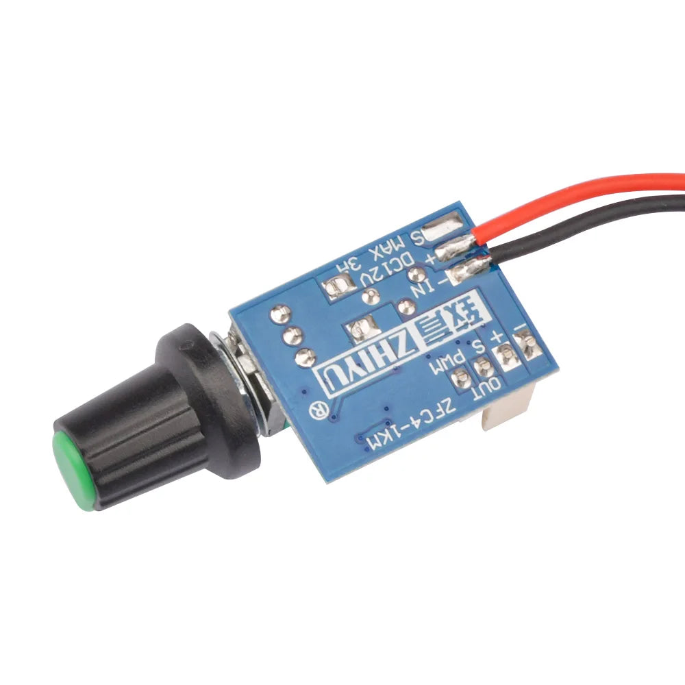 Mini 3A PWM 12V DC Motor Speed Controller Module DC-DC 4.5V-35V Adjustable Speed Regulator Control Governor Switch 24V