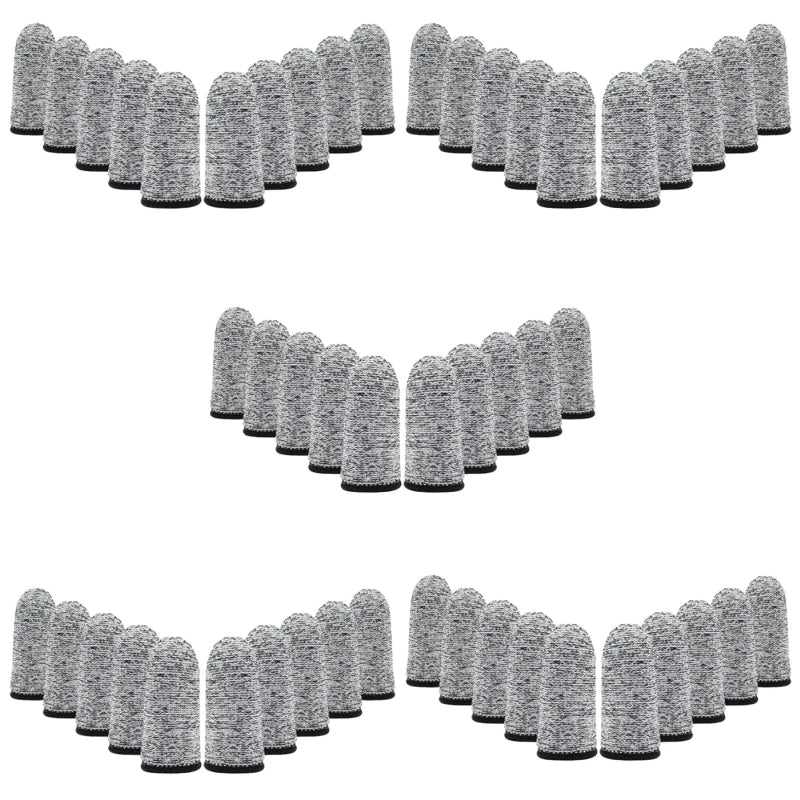 Level 5 Anti-Cut Finger Cover High-Strength Safety Flexible Anti Cut Fingertip Gloves Kitchen Tool Reusable and Durable