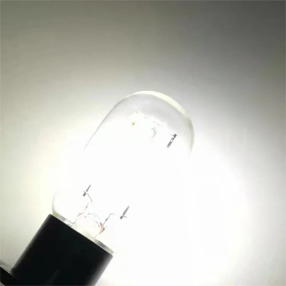 1Pcs 220-250V 2A LED Microwave Oven Lighting Bulb Small Appliance Oven Stove Refrigerator Bulb with Base Non-Dimmable