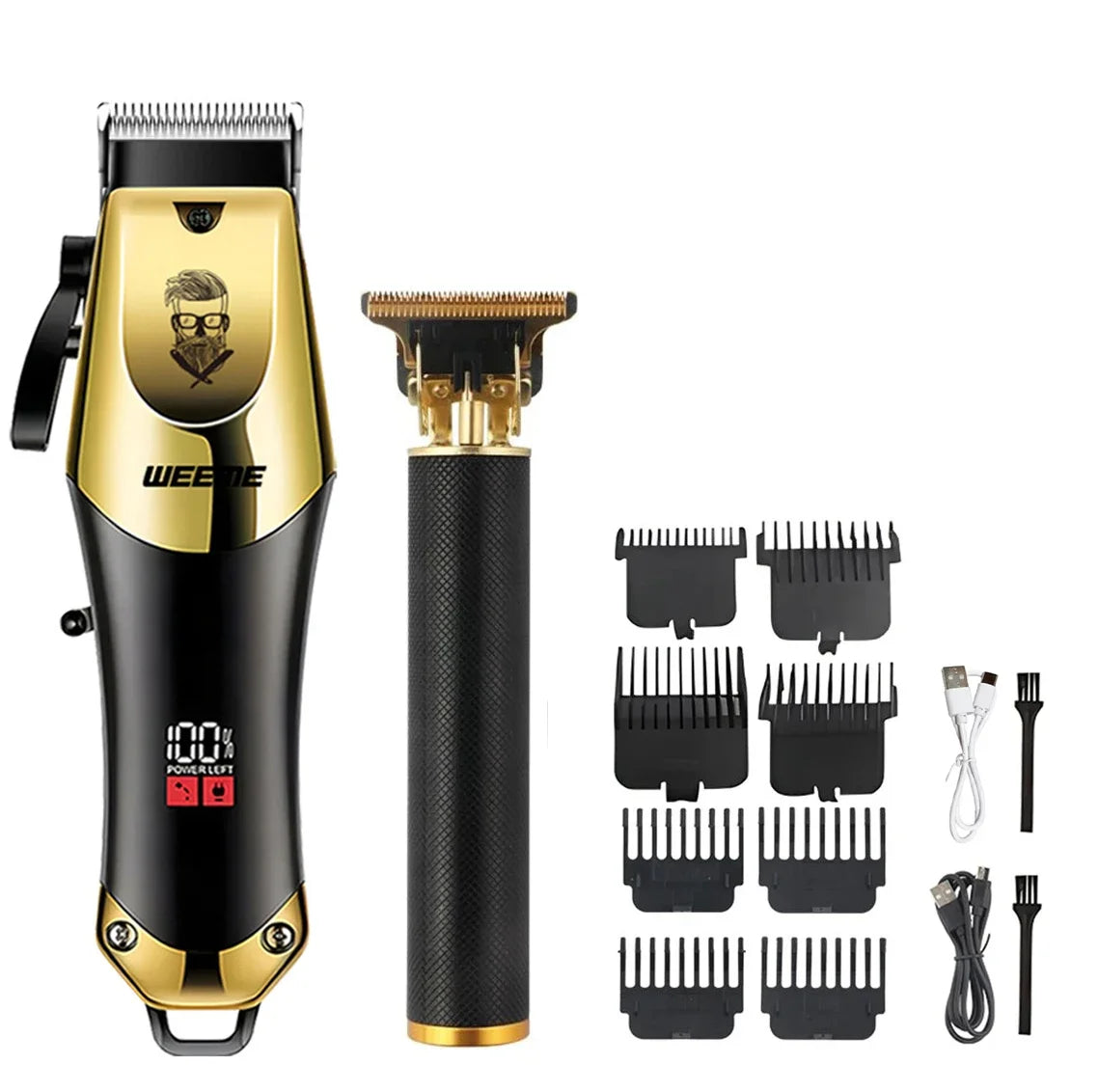2026 New Arrival！Professional USB Rechargeable Hair Clipper & Beard Trimmer, Cordless, Ideal Gift For Men