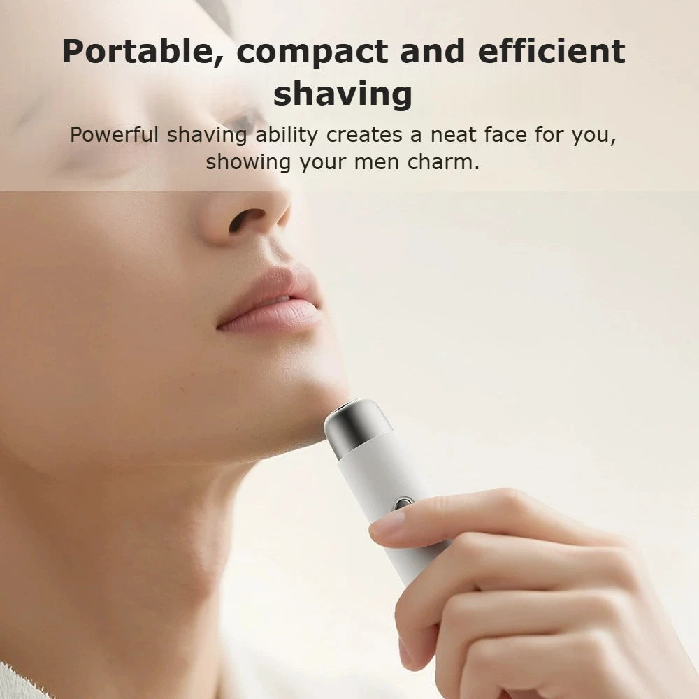 NEW! Mijia Electric Hair Trimmer for Nose Men Painless Rechargeable Sideburns Eyebrows Beard 2 in 1 Hair Clipper Shaver