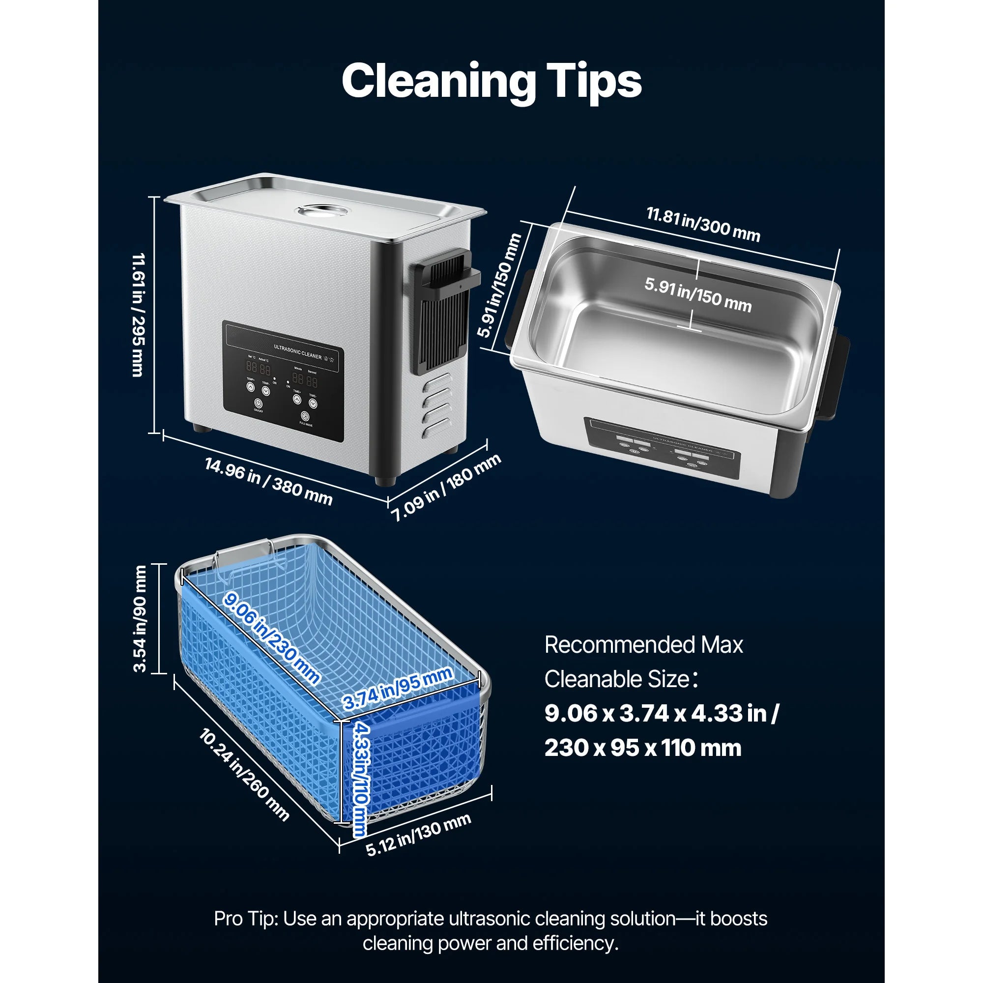 SucceBuy 6L 10L 15L 30L Ultrasonic Cleaner Stainless Steel Ultrasonic Cleaning Bath Machine for Watches Razors Jewelry Coins