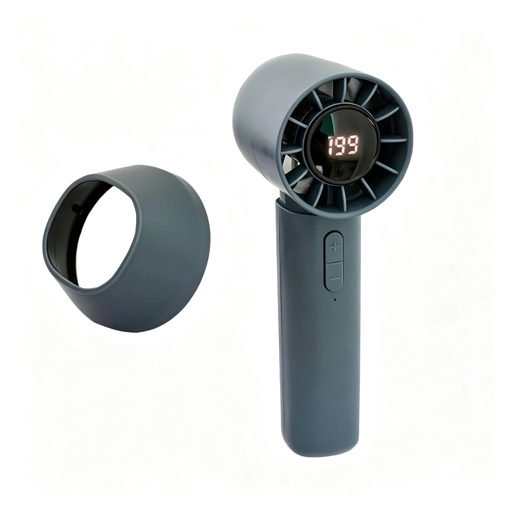 Hot New High Speed Folding Refrigeration Fan, Digital Display Mini Portable USB Charging Fan, High Wind Power Handheld Fan