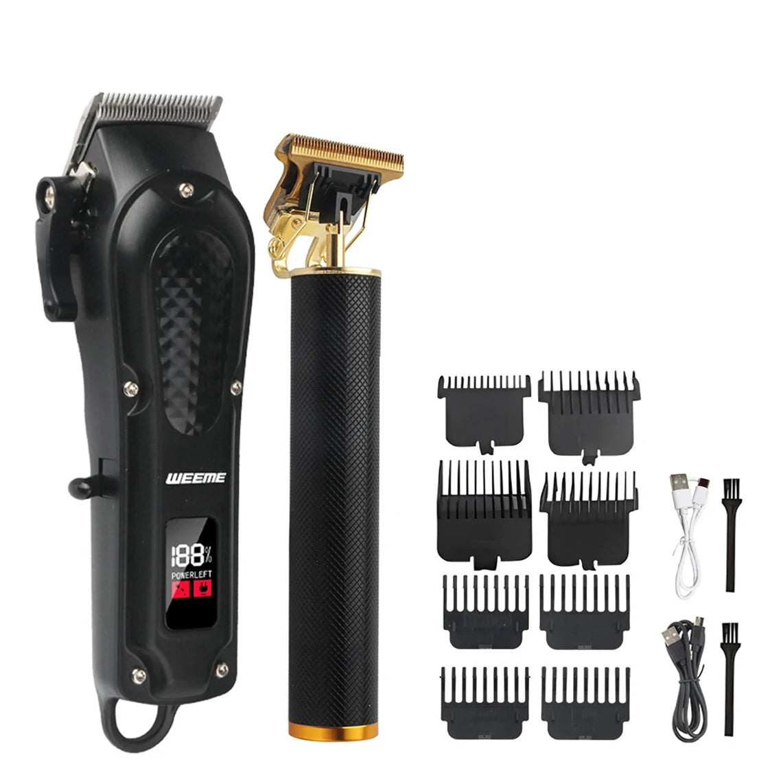 2026 New Arrival！Professional USB Rechargeable Hair Clipper & Beard Trimmer, Cordless, Ideal Gift For Men