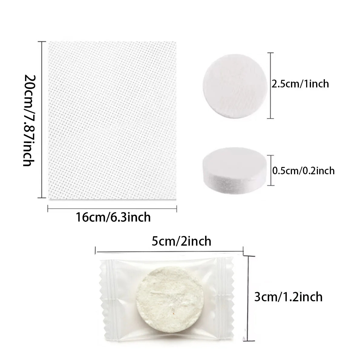 150pcs Portable Compressed Towel Disposable Face Cleaning Soft Compressed Hand Wipe Towel Non-woven Fabric Makeup Wipes