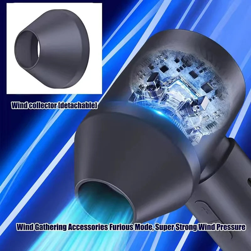Hot New High Speed Folding Refrigeration Fan, Digital Display Mini Portable USB Charging Fan, High Wind Power Handheld Fan