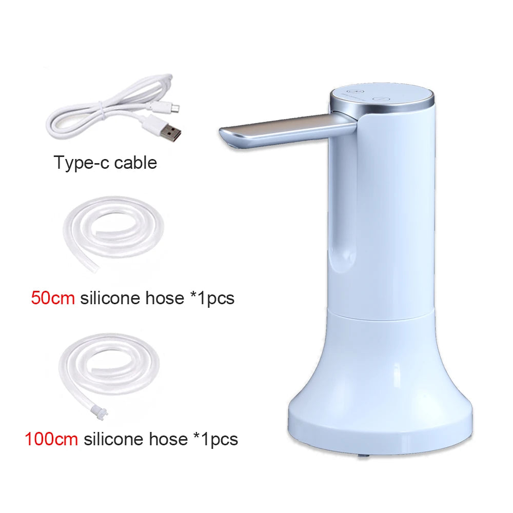 Electric Water Gallon Pump Foldable Automatic Water Dispenser 19 Liters Bottle Rechargeable Desktop Smart Drinking Water Pump