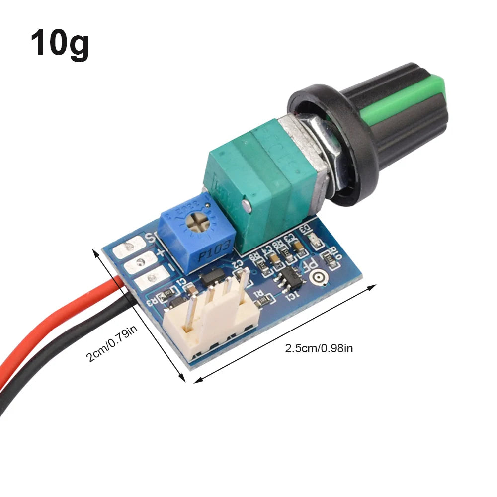 Mini 3A PWM 12V DC Motor Speed Controller Module DC-DC 4.5V-35V Adjustable Speed Regulator Control Governor Switch 24V
