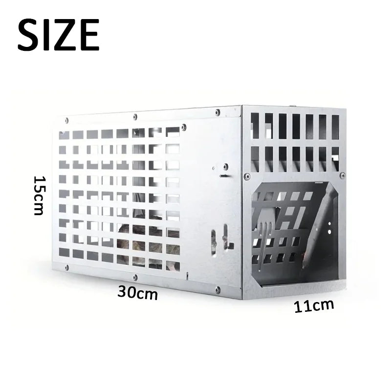 Multi-Catch Rodent Mouse Trap Rat Trap Cage-Pest Control -All Mice and Rat Can Fit In