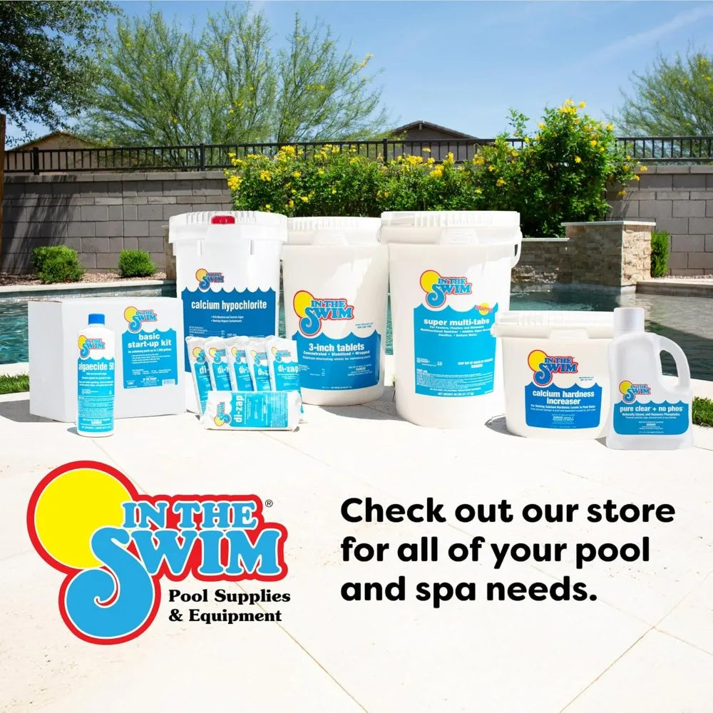 In The Swim Pool Shock 68% Cal-Hypo Granular Sanitizer For Crystal Clear Water Defends Against Bacteria Algae 6/12/24pack
