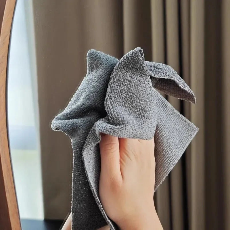 1 Roll/20pcs Reusable Microfiber Cleaning Wipes - High Absorbency, Durable & Machine Washable Kitchen Towels for Dishes