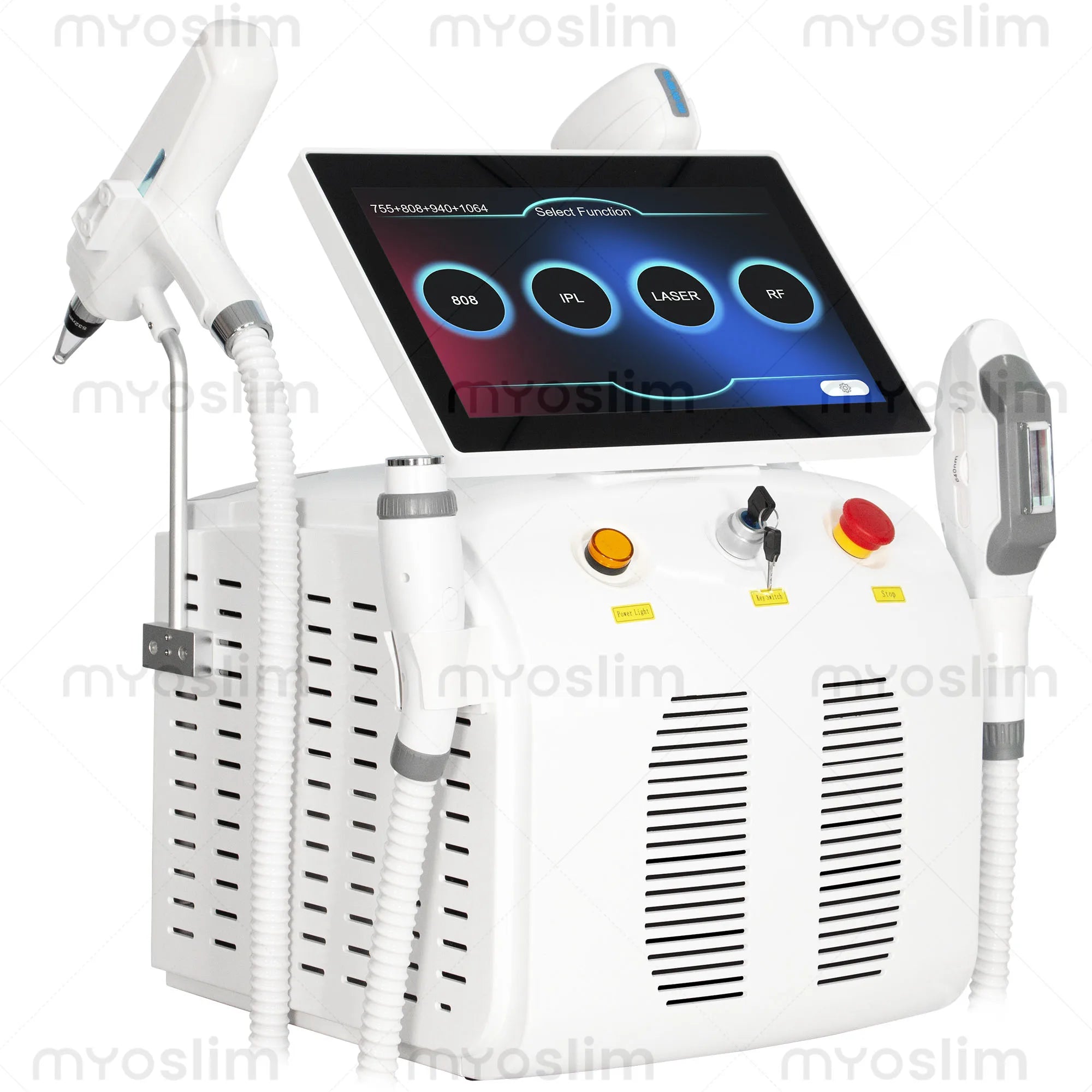 Fac 4-In-1 Soprano Titanium Hair Removal Professional Diode IPL Nd Yag Picosecond Opt Hair Removal Tattoo Removal