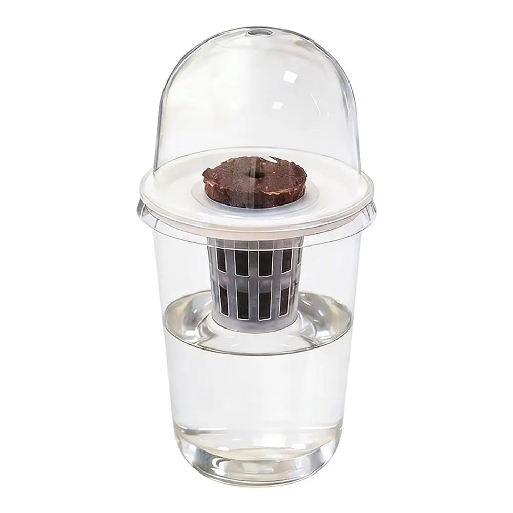 Plant Vegetable Seedling Hydroponic Planting Cup Transparent Plastic Flowerpot Visible Root System For Greenhouse Germination