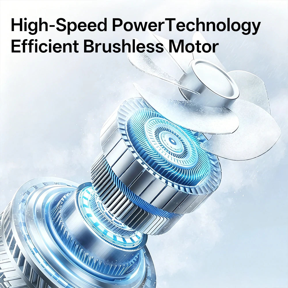 Outdoor Wearable Hat Clip Fan 1200mAh USB Rechargeable Portable Handheld Backpack Cooler 3 Speeds Lightweight Mini Desk Fan