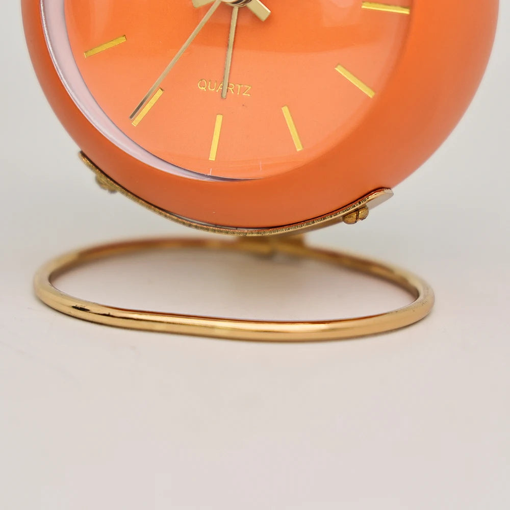 Nordic Creative Electronic Desk Clock, Minimalist Children's Alarm Clock, New Desktop Bedside Student Silent Luminous Pointer