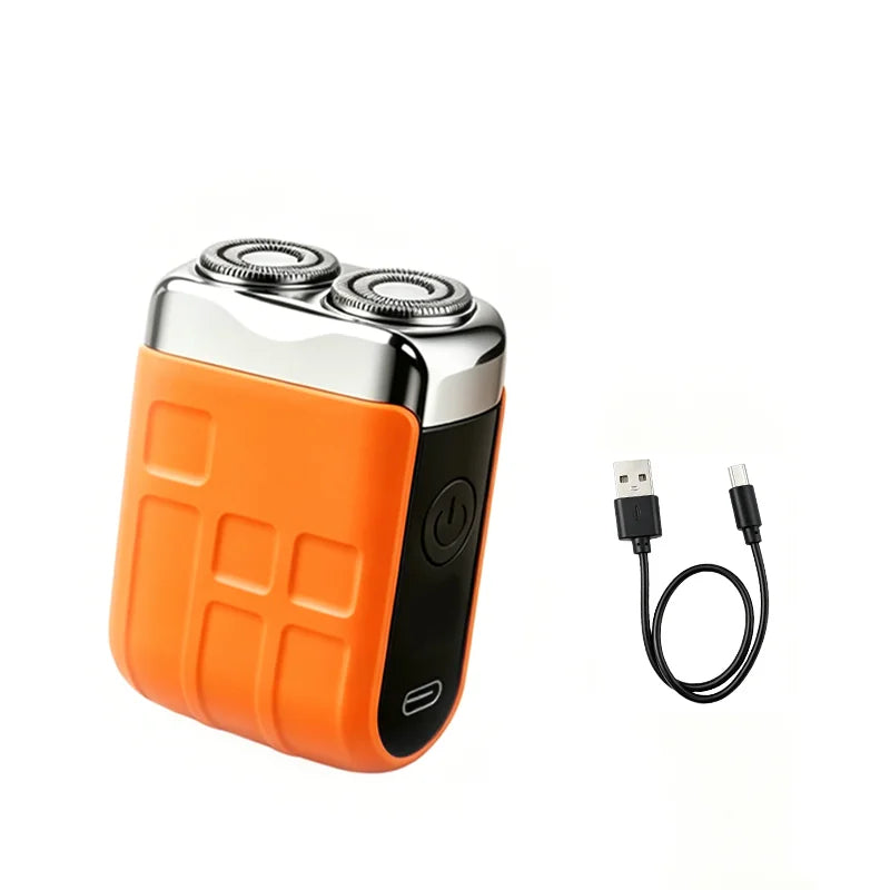 Dual-Head Ultra-Thin Rechargeable Electric Shaver Portable Mini Men's Electric Razor