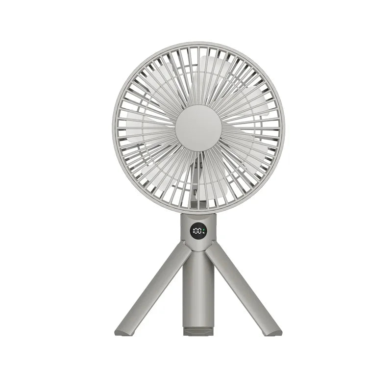 Multifunctional Camping Fan With Tripod Portable Design, Suitable For Outdoor Desktop Use, Ideal For Tent Ceiling