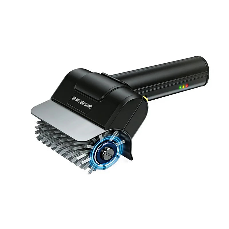 Electric Grill Brush Outdoor BBQ Handheld Grease Rack Tool Brush Stainless Steel Cleaner for Rust and Dirt Removal