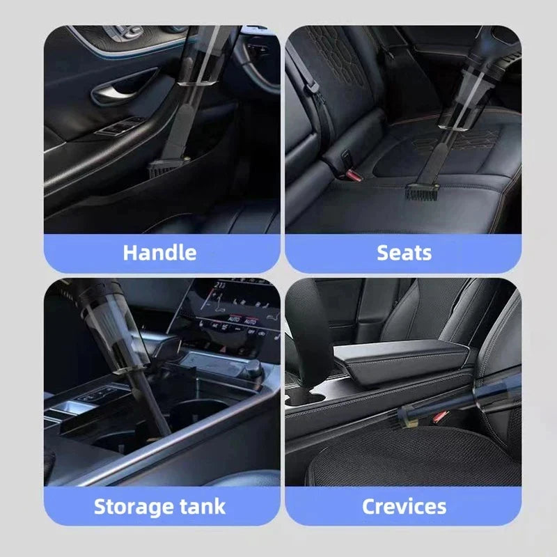 Car Multifunctional Vacuum Cleaner Handheld Powerful Suction Rechargeable Car and Home Small Cordless Vacuum Cleaner for Two-Per