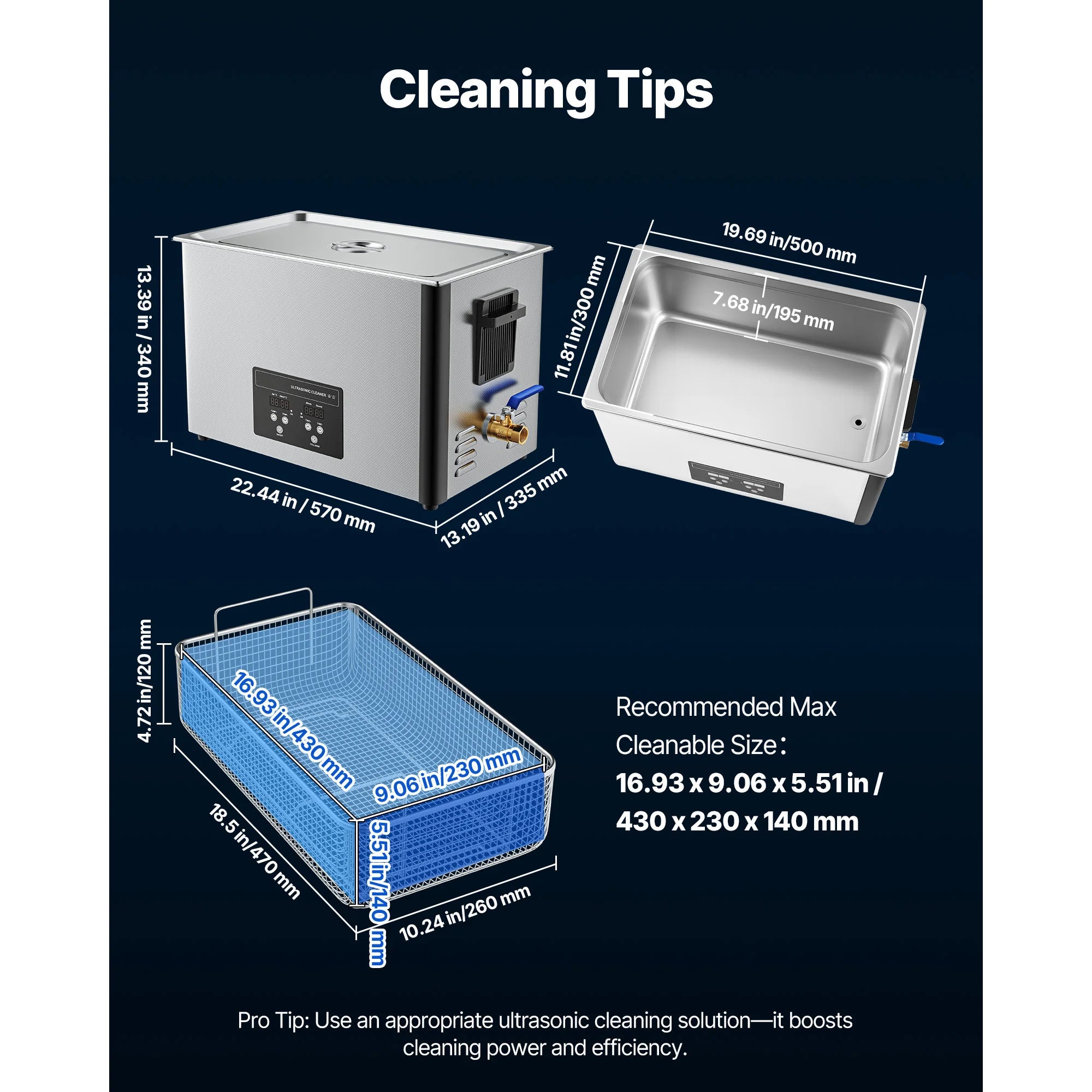 SucceBuy 6L 10L 15L 30L Ultrasonic Cleaner Stainless Steel Ultrasonic Cleaning Bath Machine for Watches Razors Jewelry Coins