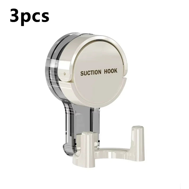 Strong Vacuum Suction Hooks Traceless No-Drilling Adhesive for Home Bathroom Kitchen Door Back Toilet Area Purpose Strong Hold