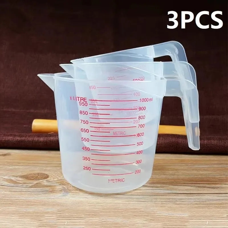 250/500/1000ML Measuring Cups Easuring Cup Plastic Jug Digital Kitchen Tools Scale Baking Tools Timer Accessories FK037