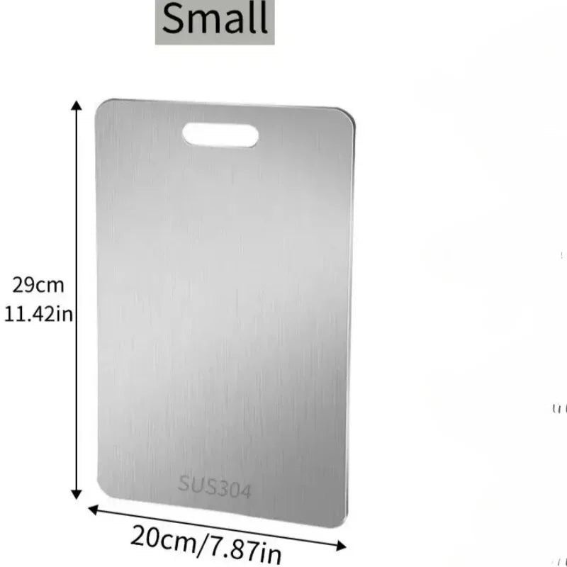 Portable Double Sided Titanium Cutting Board – Food Grade for Kitchen, Chopping Meat & Fruits, Rustproof