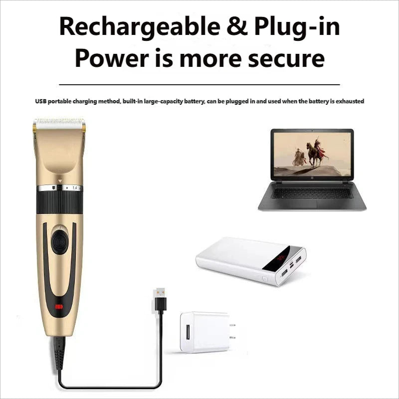 HOMEFISH Electric Hair Trimmer Shaver Professional Rechargeable Shavers Barber hair Cutting Machine