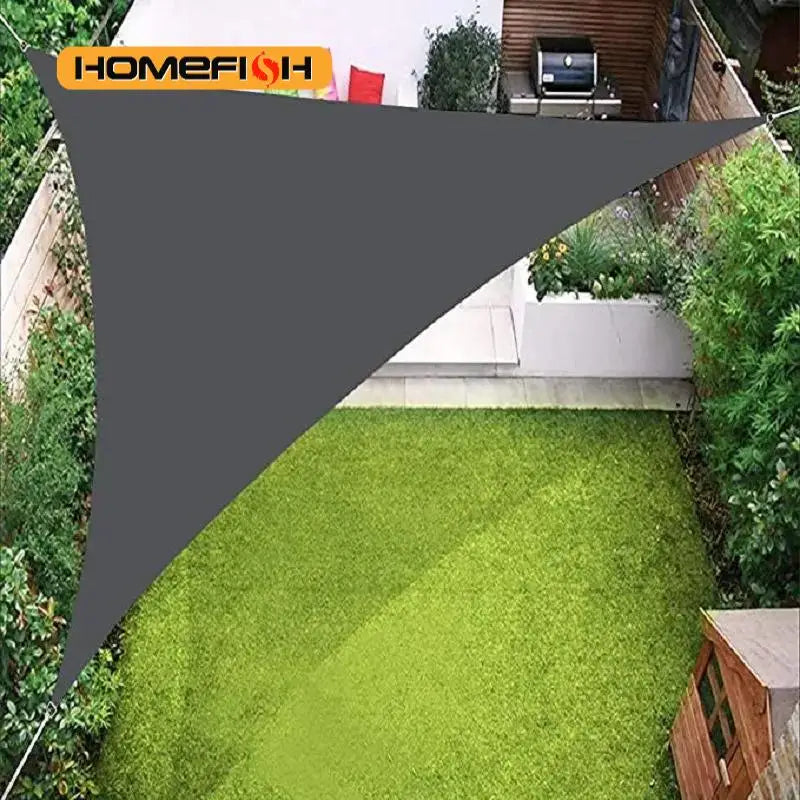 3x3x3M Folding Waterproof Triangle Sun Shade Sail Canopy For Outdoor Activities Backyard Awning Camping Tents Shade Cloth