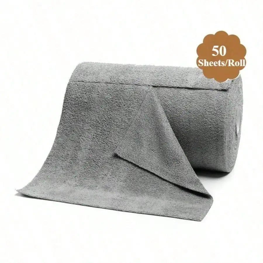 1 Roll(20/50 Sheets)Reusable Microfiber Towel Roll, Hand Tear Cleaning Towels, Washable Ultra-Fine Fiber For Car Soft Cleaning Cloth, Multipurpose Absorbent Cleaning Wipes, Dish Towel, Kitchen Rag, Lazy Rag, Cleaning Supplies