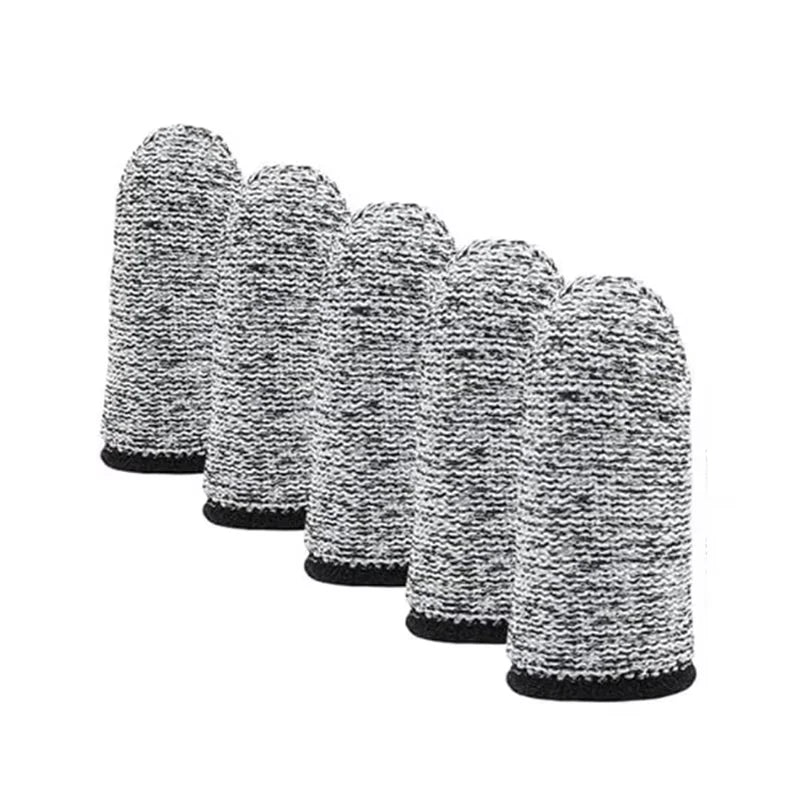 Level 5 Anti-Cut Finger Cover High-Strength Safety Flexible Anti Cut Fingertip Gloves Kitchen Tool Reusable and Durable