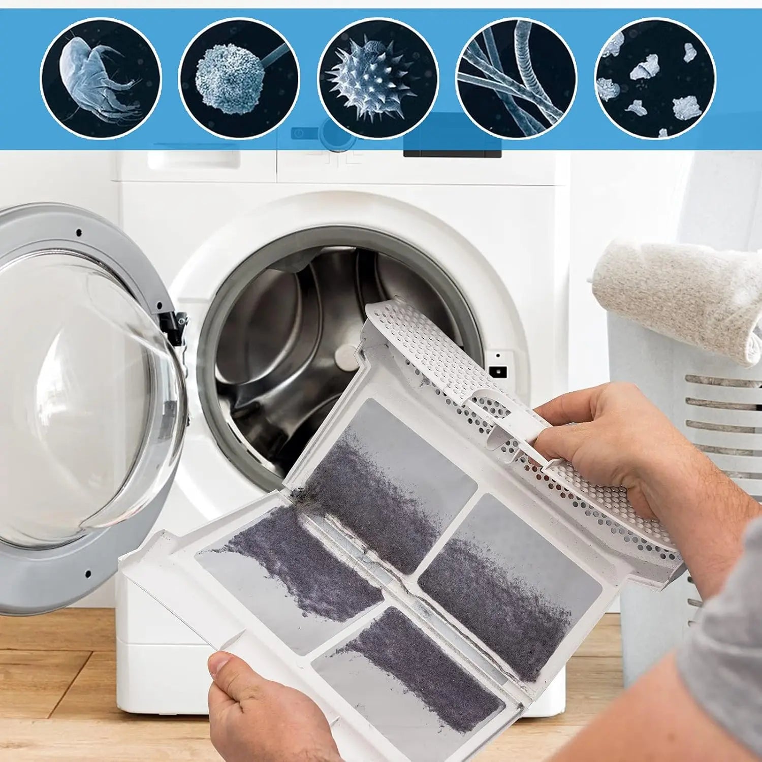 Vacuum Attachment for Dryer Vent Cleaning - Various Combinations for Lint Removal with Power Washer And Vacuum Hose to Efficiently Eliminate Lint